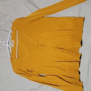Mustard Yellow Cardigan